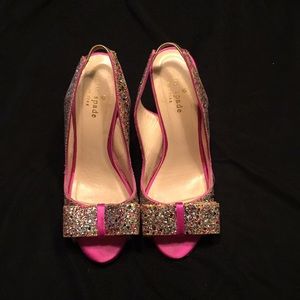 Kate Spade Glitter Heels 👠 Size 5